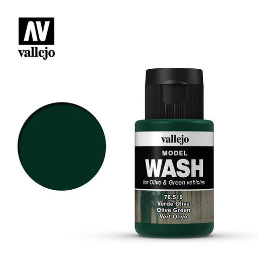 Vallejo Model Wash: Olive Green - 35ml