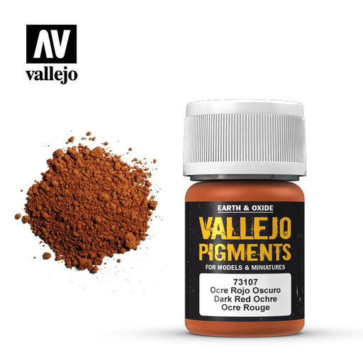 Vallejo Dark Red Ocre Pigments 35ml