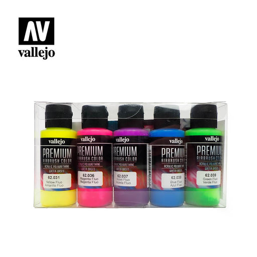 Vallejo - Airbrush Fluorescent Colour Set