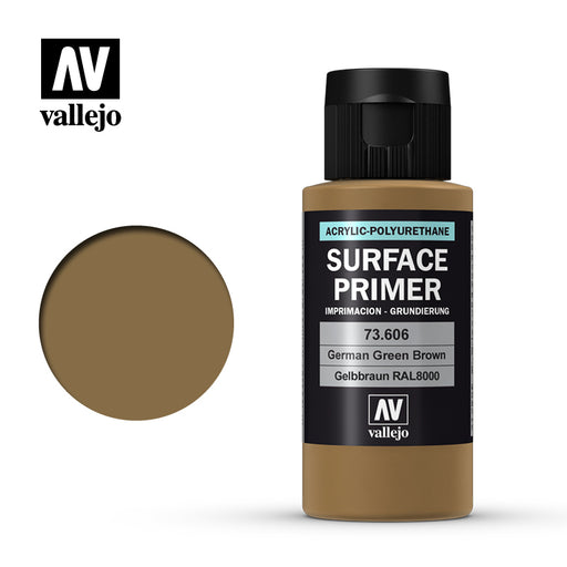 Vallejo Surface Primer - German Green Brown 60ml