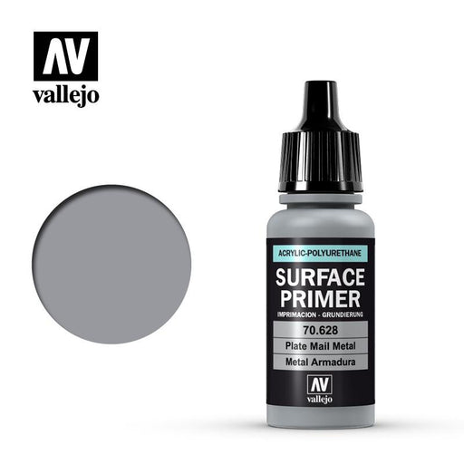 Vallejo Surface Primers: Plate Mail Metal - 17ml