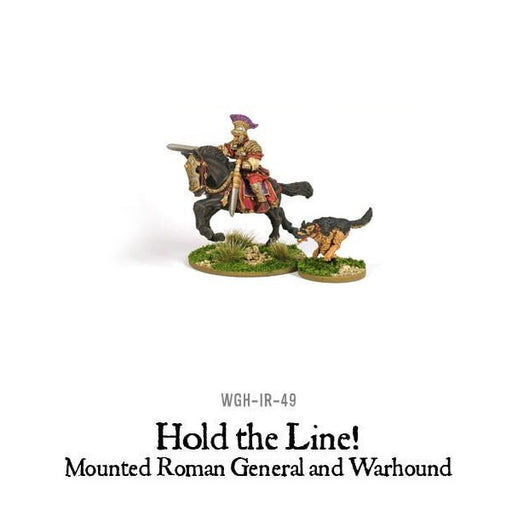 Hail Caesar - Early Imperial Romans: Mounted Roman General and Warhound