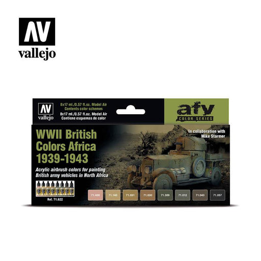 Vallejo: AFV Painting System - WWII British Colors Africa 1939-1943
