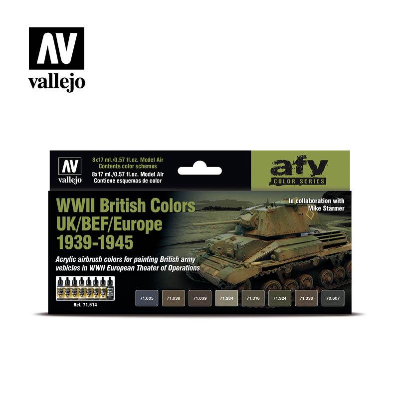 Vallejo: AFV Painting System - WWII British Colors UK/BEF/Europe 1939-1945